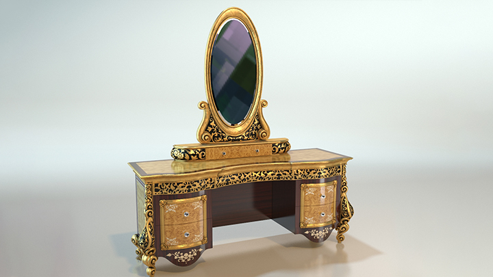 渲染模型_梳妆台109
