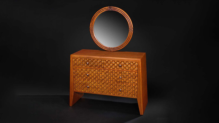 渲染模型_梳妆镜004