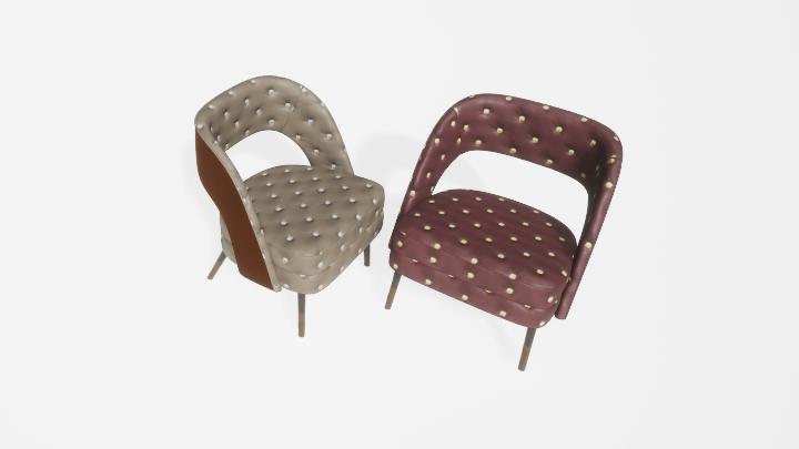 渲染模型_椅子3488