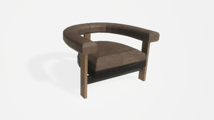 渲染模型_椅子3496