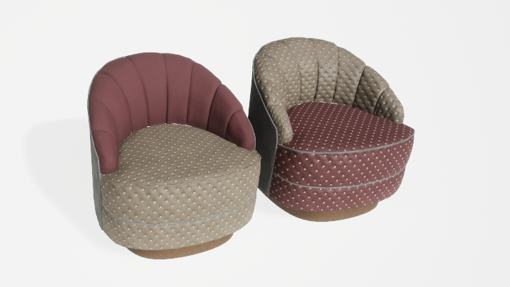 渲染模型_椅子3551