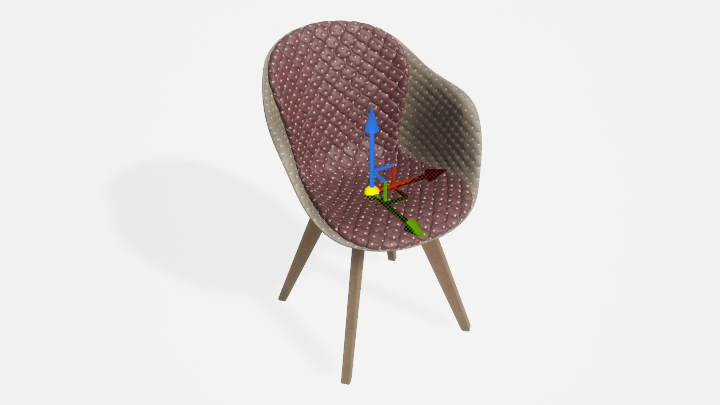 渲染模型_椅子3558