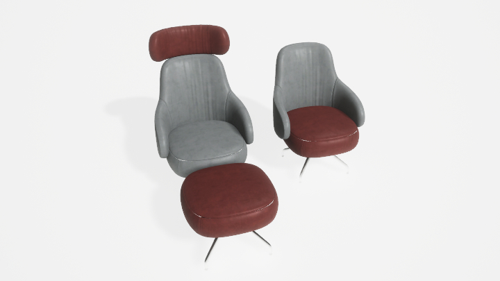 渲染模型_椅子3567