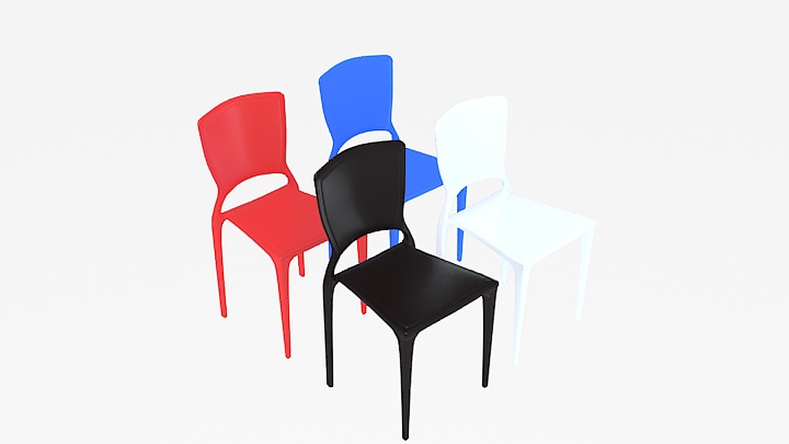 渲染模型_椅子3776