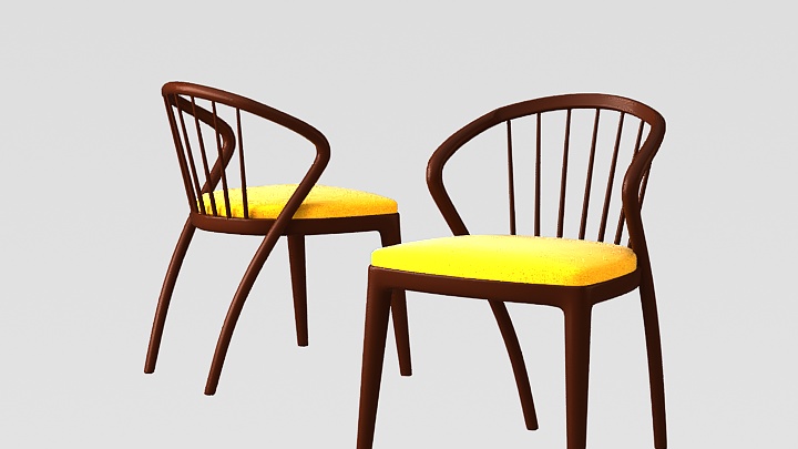 渲染模型_椅子3798