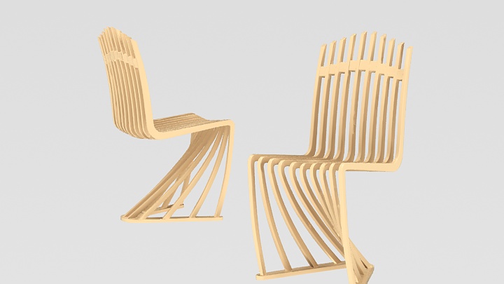 渲染模型_椅子3812