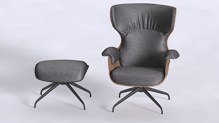 渲染模型_椅子3924