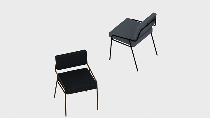 渲染模型_椅子3939