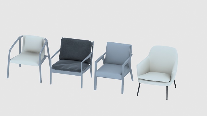 渲染模型_椅子3949