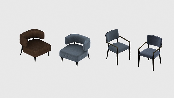 渲染模型_椅子3952
