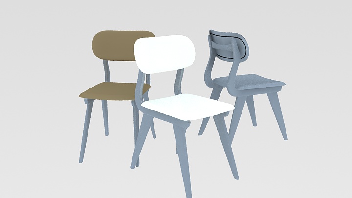 渲染模型_椅子3963