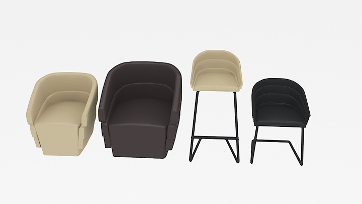 渲染模型_椅子3964