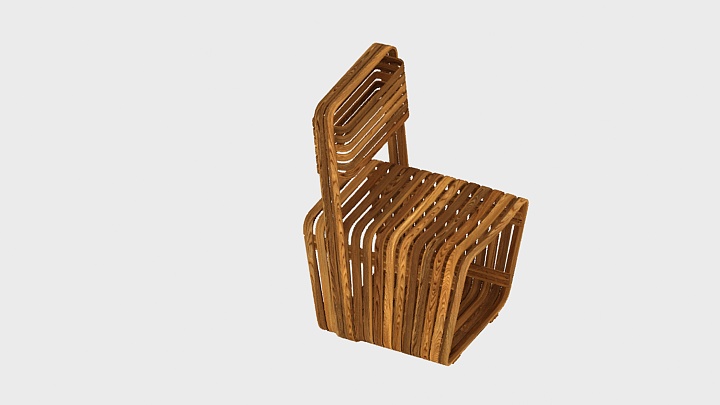 渲染模型_椅子4000