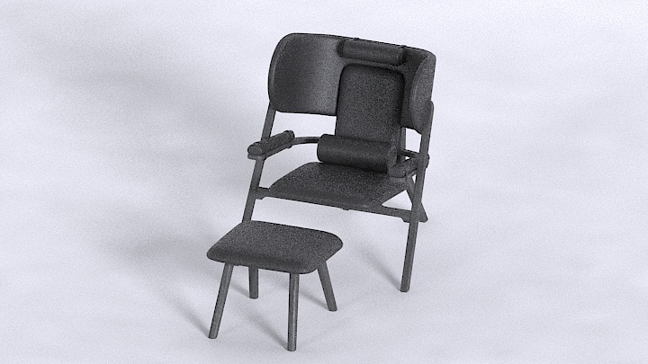 渲染模型_椅子4140