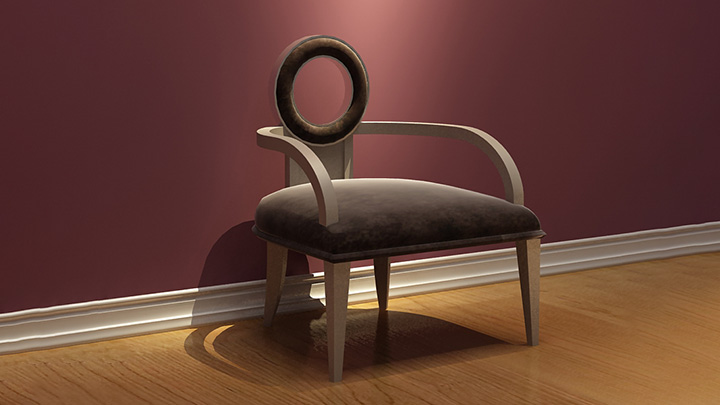 渲染模型_椅子4199