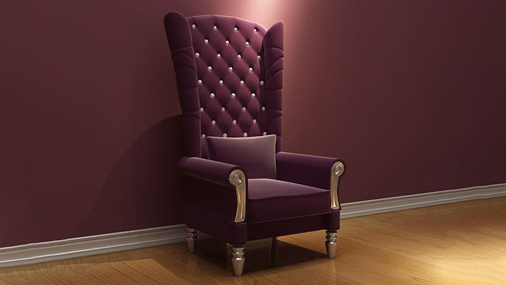 渲染模型_椅子4200