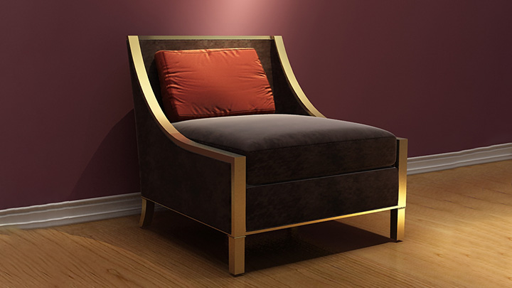 渲染模型_椅子4203