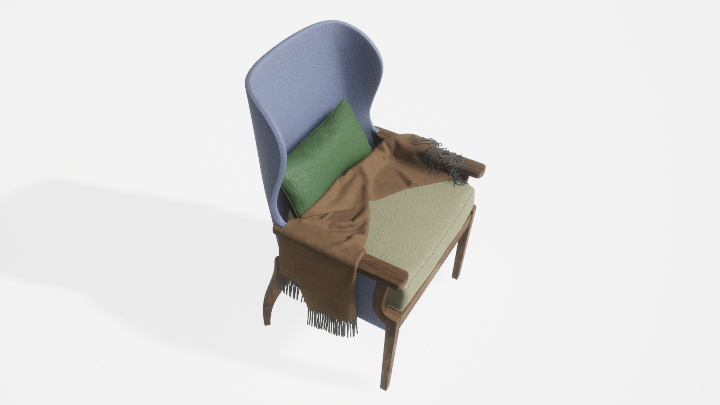 渲染模型_椅子4334