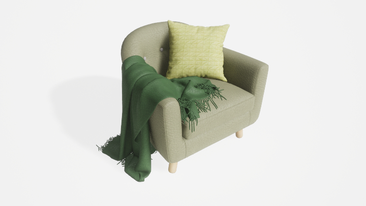 渲染模型_椅子4348