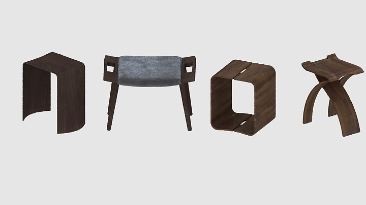 渲染模型_椅子4378