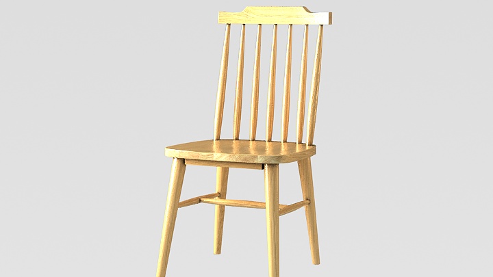 渲染模型_椅子4484