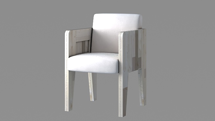 渲染模型_椅子4507