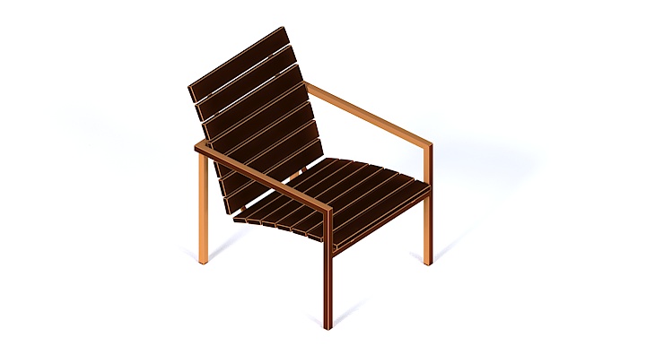 渲染模型_椅子4612