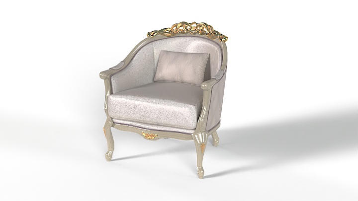 渲染模型_椅子4724