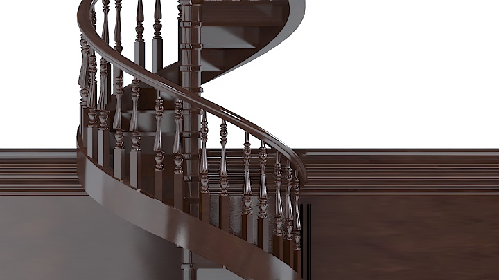 渲染模型_楼梯094