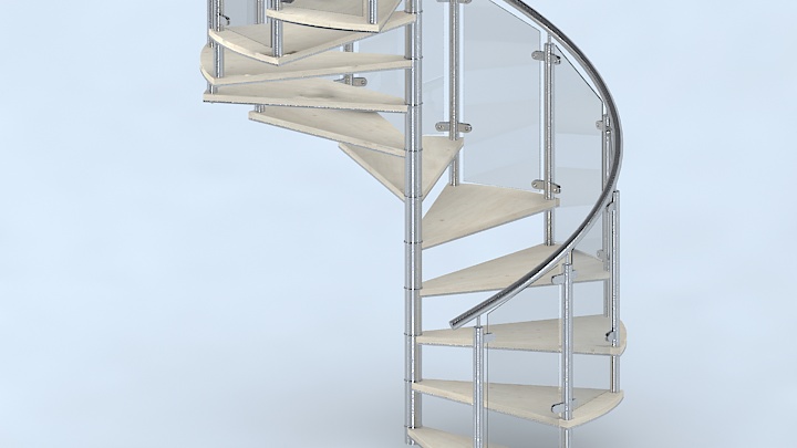 渲染模型_楼梯109