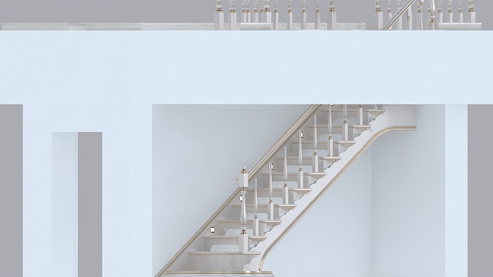 渲染模型_楼梯119