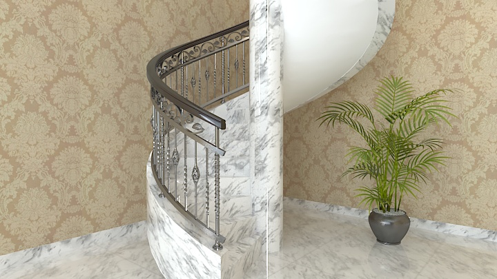 渲染模型_楼梯127