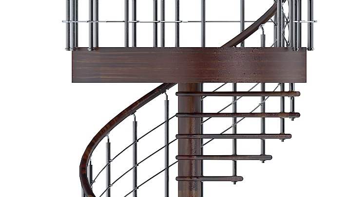 渲染模型_楼梯131