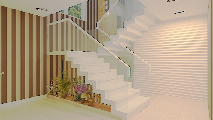 渲染模型_楼梯132