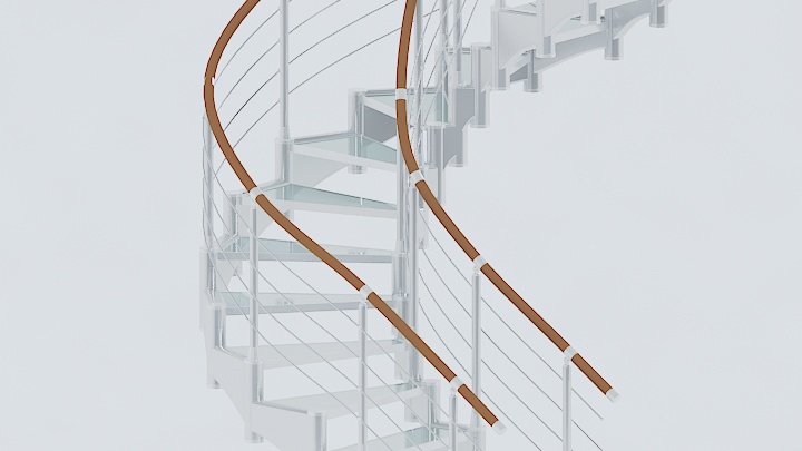 渲染模型_楼梯135