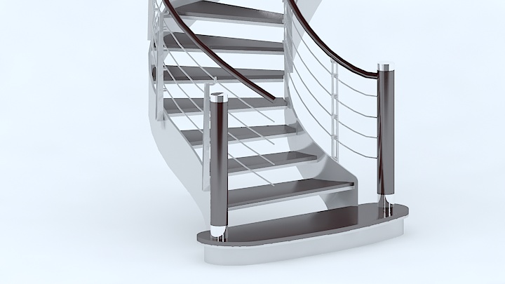 渲染模型_楼梯137