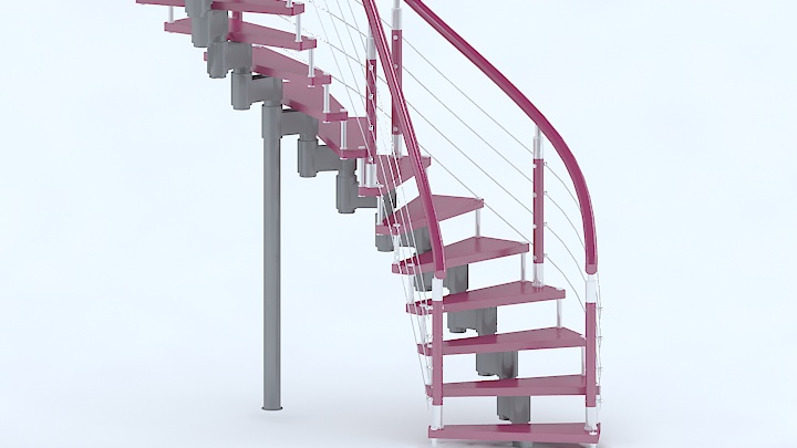 渲染模型_楼梯139