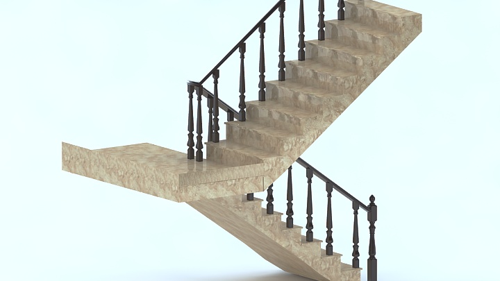 渲染模型_楼梯145