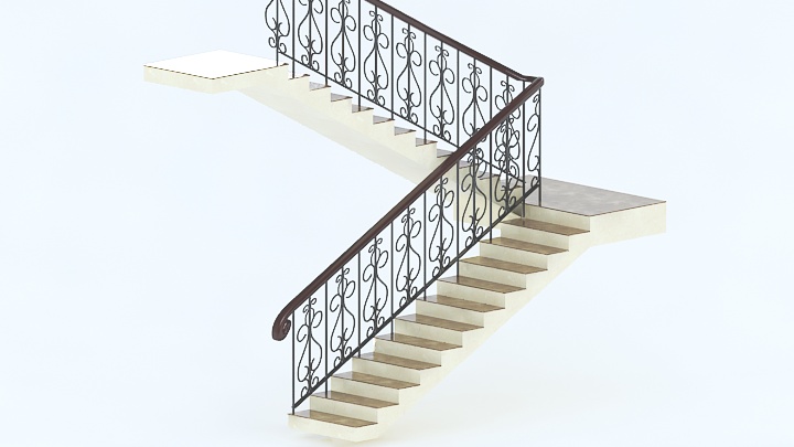 渲染模型_楼梯148