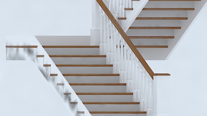 渲染模型_楼梯161