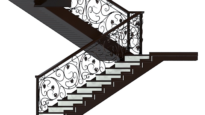 渲染模型_楼梯163