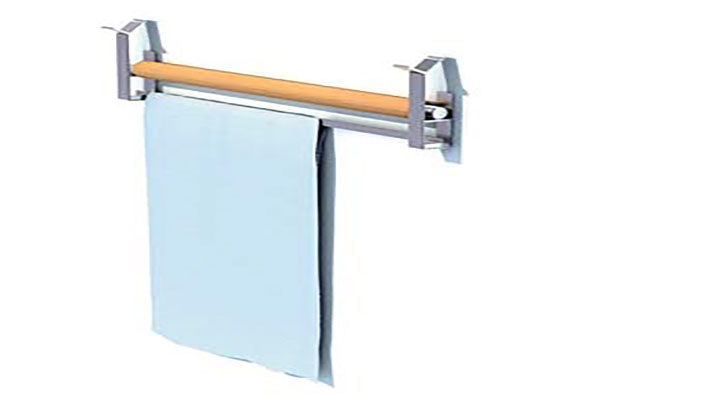 渲染模型_毛巾架048