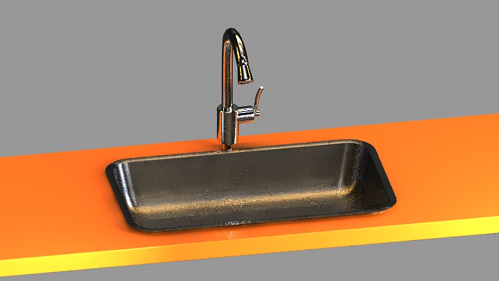 渲染模型_水龙头220