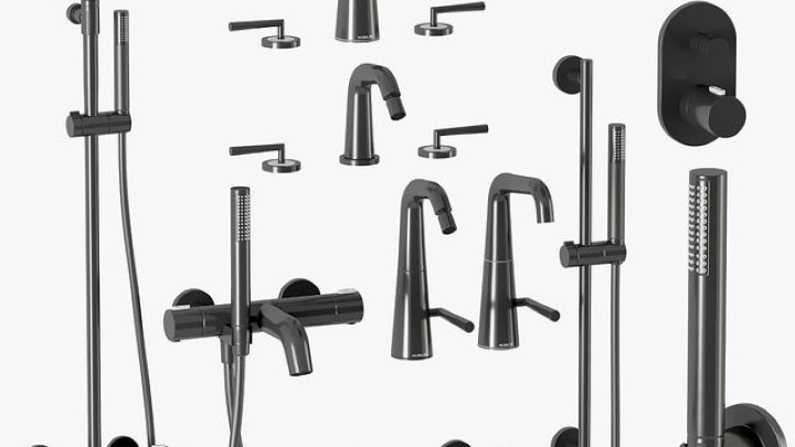 渲染模型_水龙头花洒001