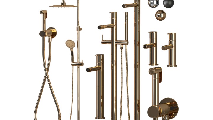 渲染模型_水龙头花洒006