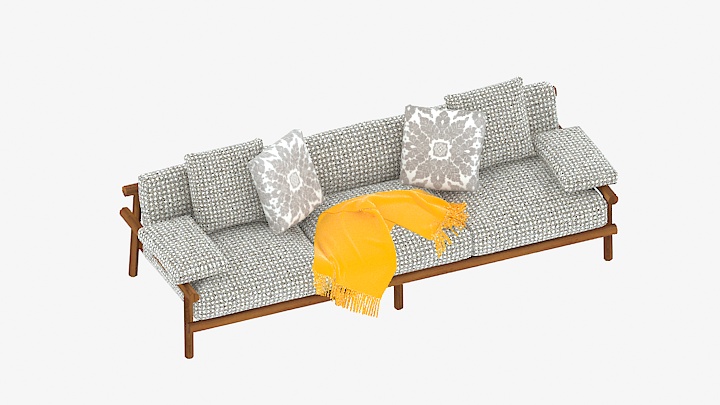 渲染模型_沙发5329