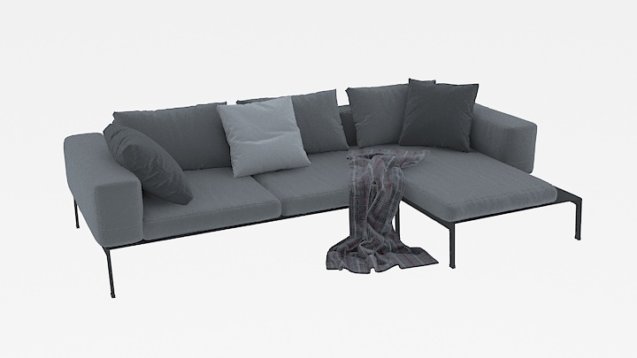 渲染模型_沙发5340