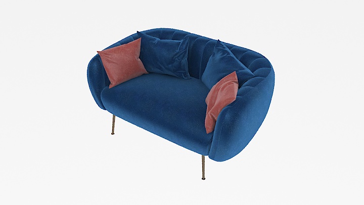 渲染模型_沙发5372