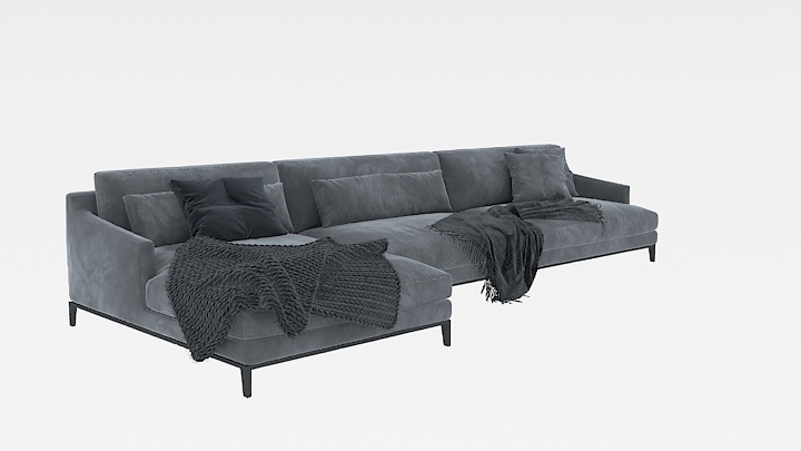 渲染模型_沙发5444