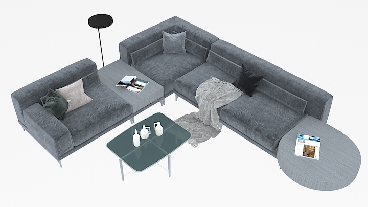 渲染模型_沙发5484